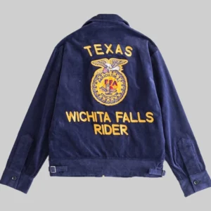 Vintage FFA American Blue Corduroy Jacket