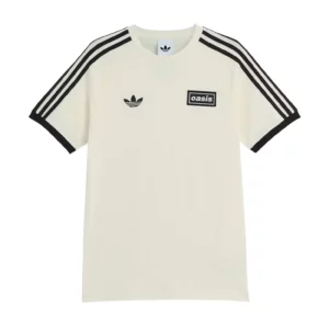 Adidas Oasis Stripes White T-Shirt | Adidas Oasis Jacket