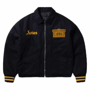 Arsenal×Aries Wool Bonber Jacket L Aries x Arsenal – Wool Bomber Jacket Navy