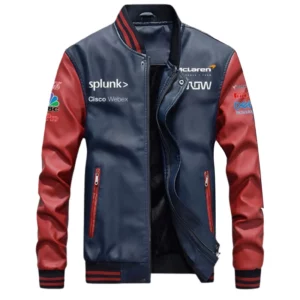 F1 McLaren Formula Leather Jacket