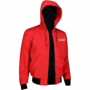 Jimmy 6666 Ranch Red Jacket | Hooded Jacket