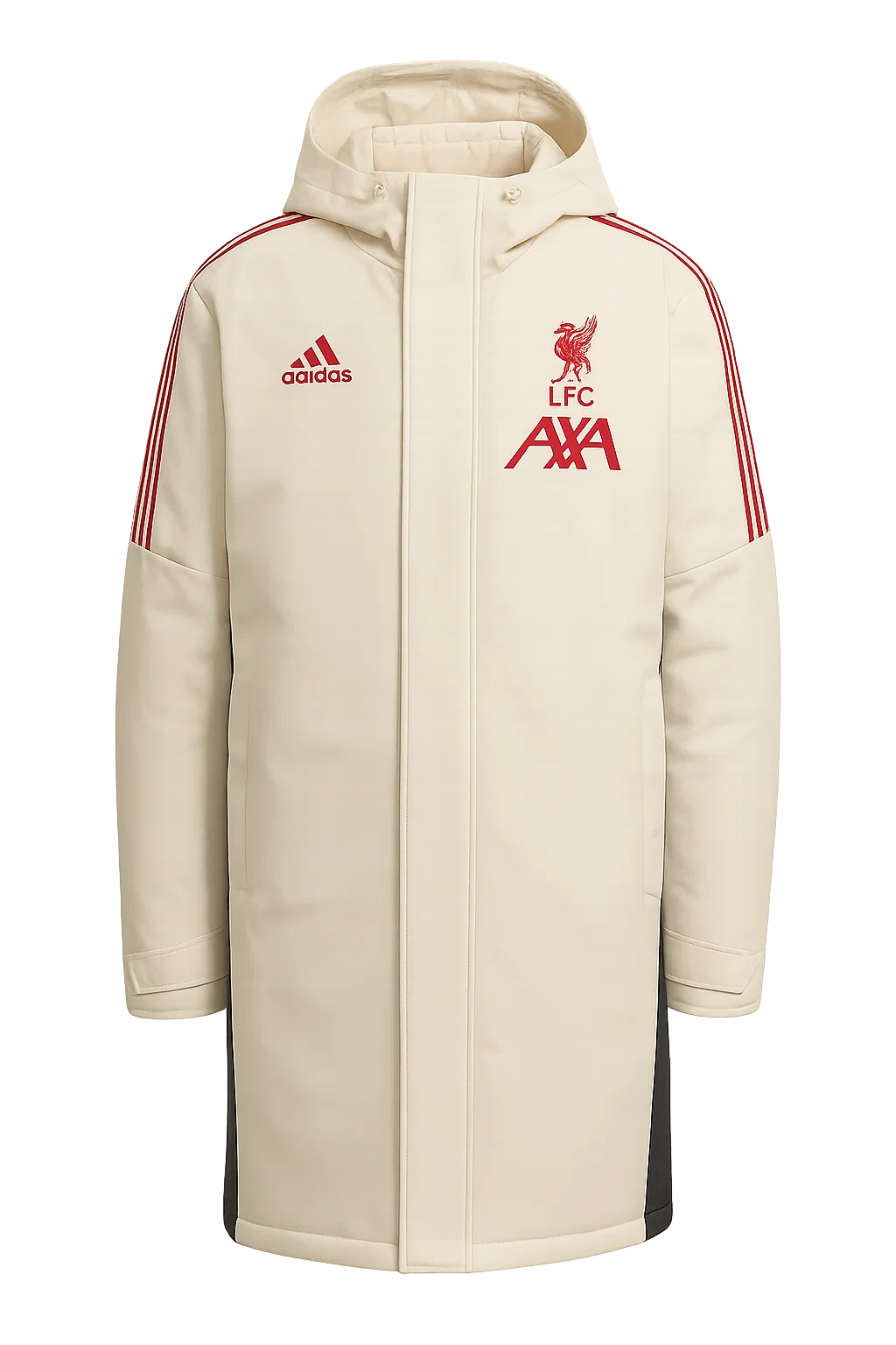 LFC Adidas European White Long Match Day Jacket