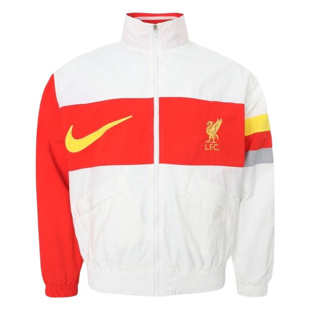 LFC Nike Mens White Heritage Jacket | Nike Mens Jacket