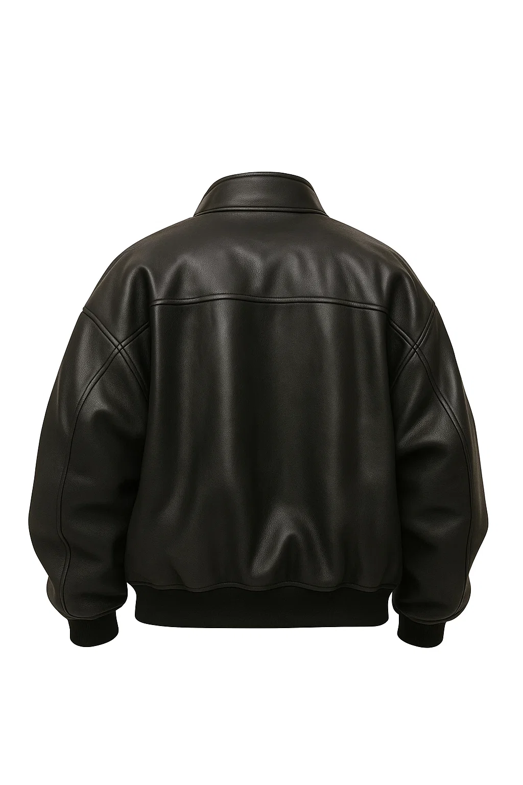Men's Premium Black Bomber Oversized Jacket | Black Jacket