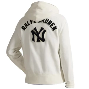 Polo Ralph Lauren Yankees White Hoodie