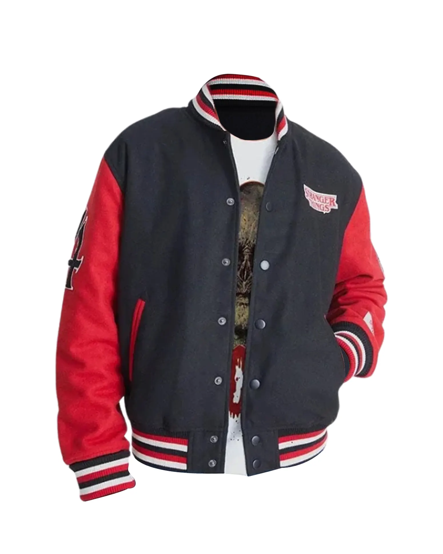 Stranger Things Hawkins Letterman Varsity Jacket
