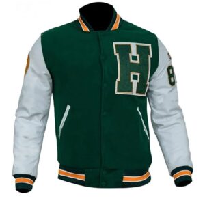 Stranger Things S4 Green BaseBall Varsity Jacket