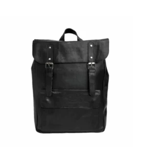 Nomad Black Vintage Leather Backpack