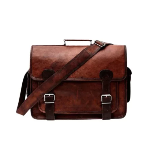 Vintage Brown Computer Leather Bag