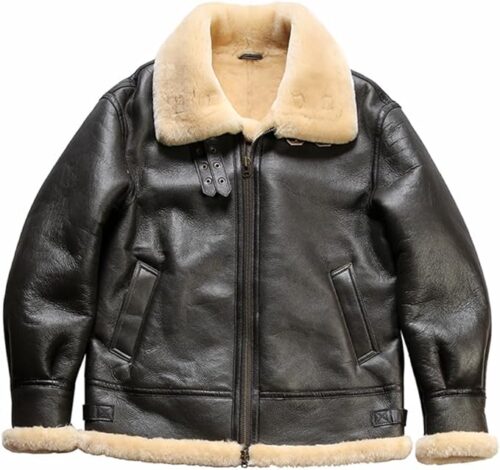 Alpine A-2 Brown Bomber Leather Jacket