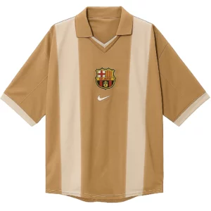 CJ x Nike x FC Barcelona Camel Jersey | Nike Barcelona Jersey