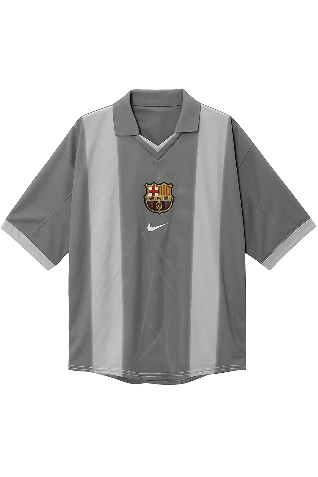 CJ x Nike x FC Barcelona Gray Jersey | Nike FC Gray Jersey