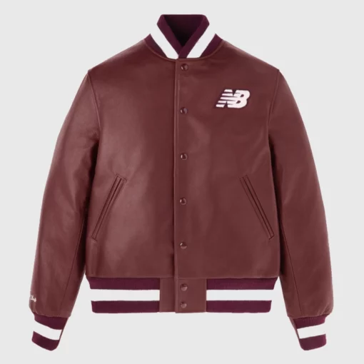 2025 US Open Coco Gauff New Balance Leather Jacket