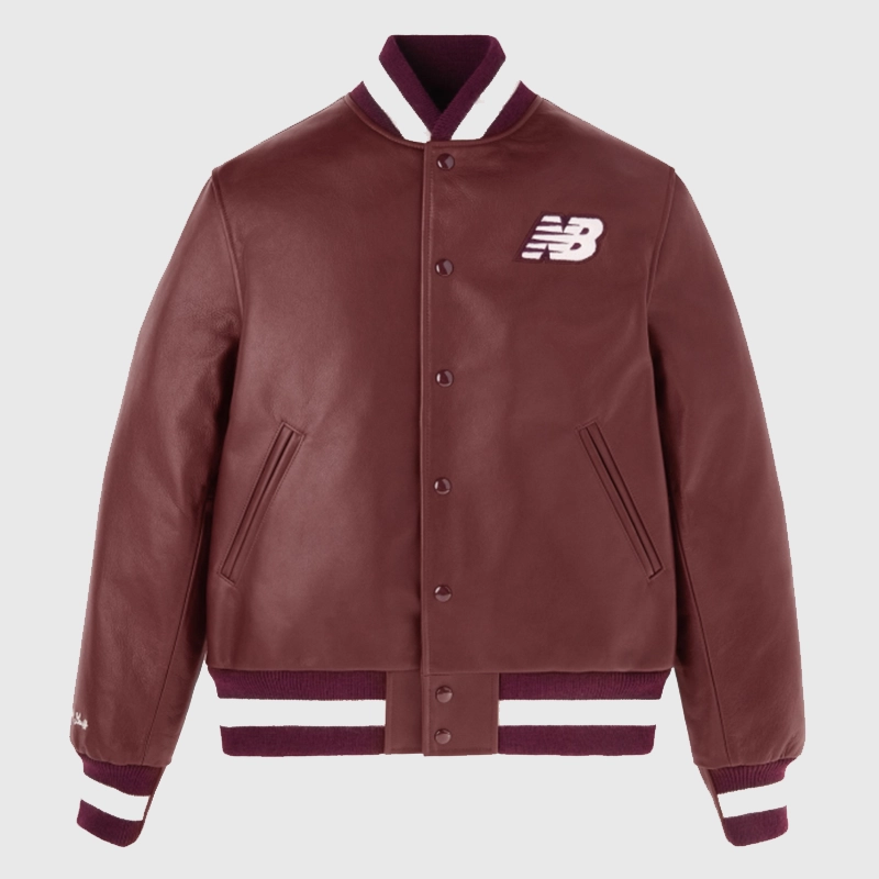 2025 US Open Coco Gauff New Balance Leather Jacket