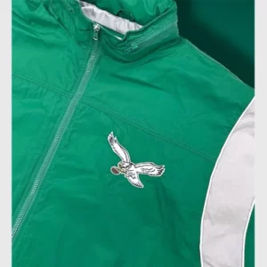 Eagles Kelly Green Full-Zip Sideline Jacket