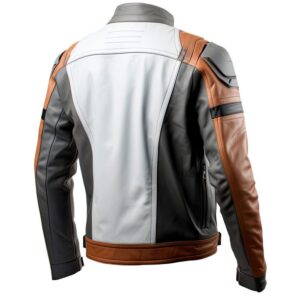 Men’s Sheepskin Cafe Racer Motorcycle Jacket
