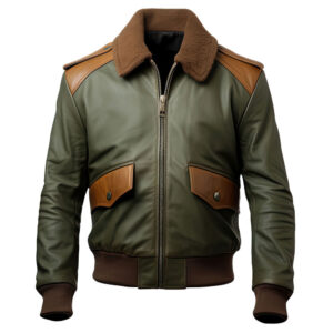 Men’s A2 Sheepskin Aviator Leather Jacket