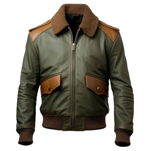 Men’s A2 Sheepskin Aviator Leather Jacket
