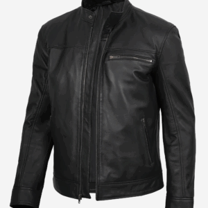 Men's Bickford Black Leather Jacket