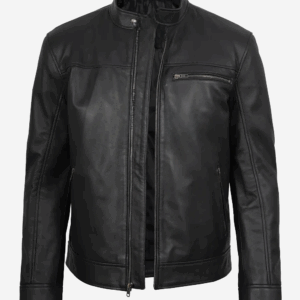 Men's Bickford Black Leather Jacket