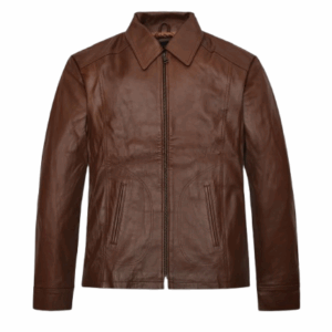 Men's Joseph Levitt Inception Brown Leather Jacket