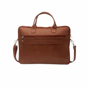 Parker Slim Tan Leather Laptop Bag
