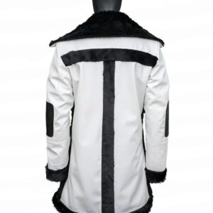 Seth Rollins RAW White Leather Coat