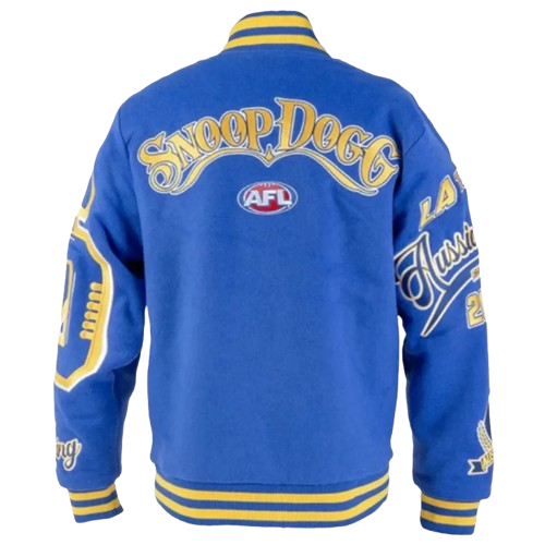 Snoop Dogg AFL Limited Edition Blue Bomber Jacket