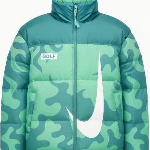 Ttc X Nike Puffer Green Jacket