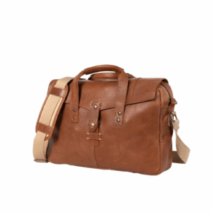 Walker Brown Leather Briefcase Bag