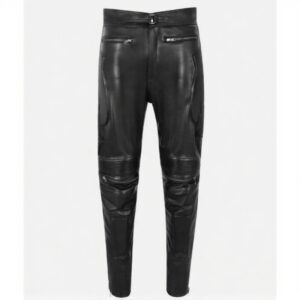 Limo Padded Biker Black Leather Pant