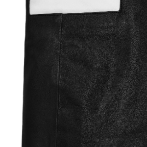 Mens Black Hampton Leather Blazer