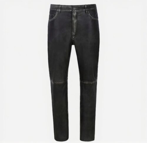 Men's Casual Soft Leather Pant