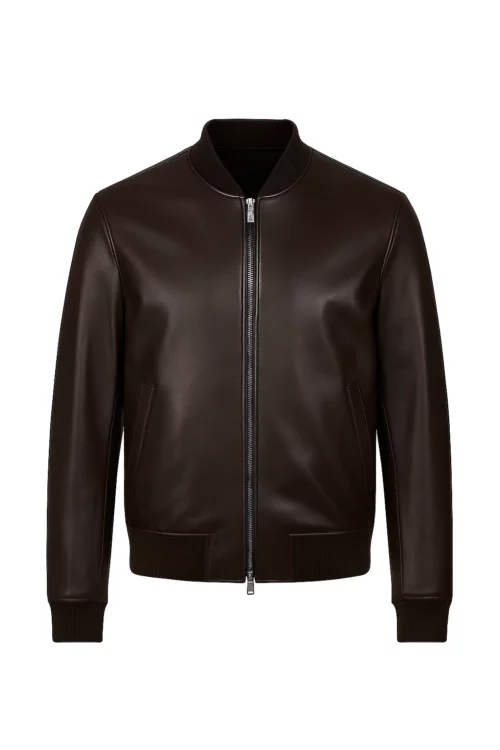 Men's Antony Real Leather Bomber Jacket