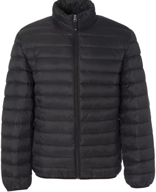 Mens Weatherproof Down Black Puffer Jacket