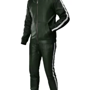 Nick Jonas MTV Leather Jacket and Pants Set