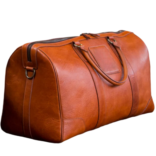 Wingfield Large Leather Boston Bag