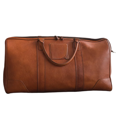 Wingfield Large Leather Boston Bag