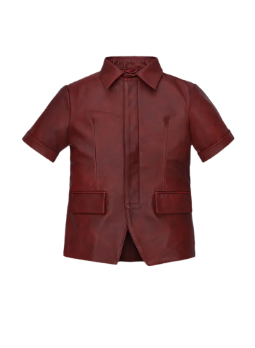 Womens Spanish Red Leather Top Style