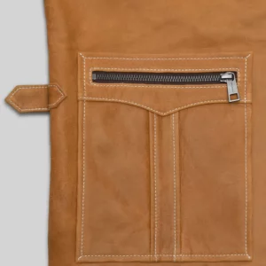 Men's Martin Lawrence Brown Leather Jacket