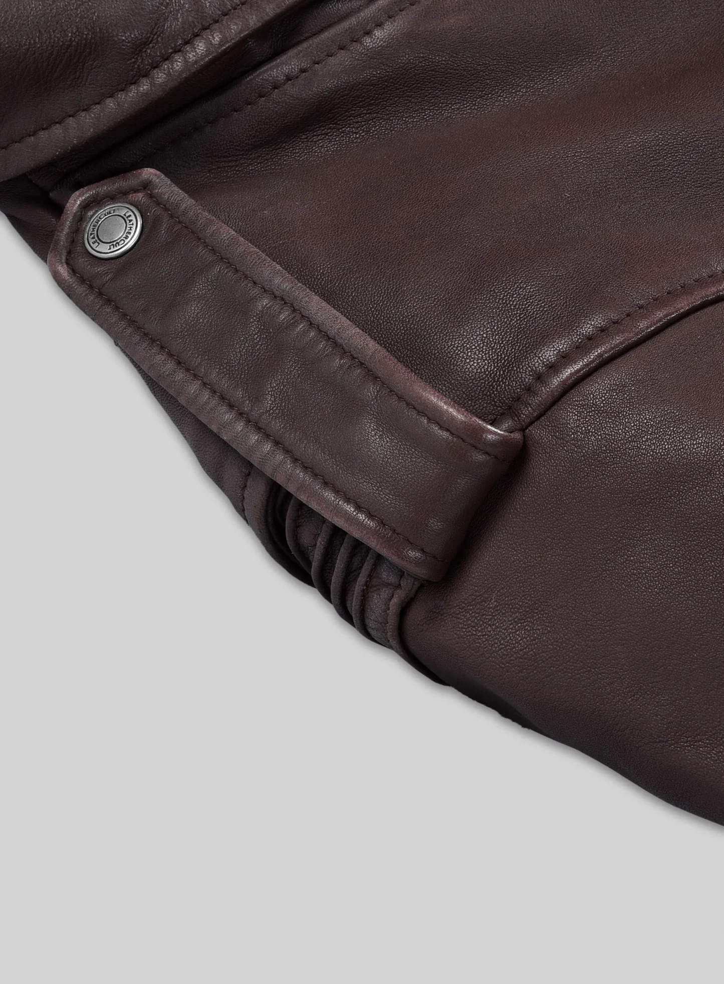 Mens Falcon Burgundy Rider Leather Jacket