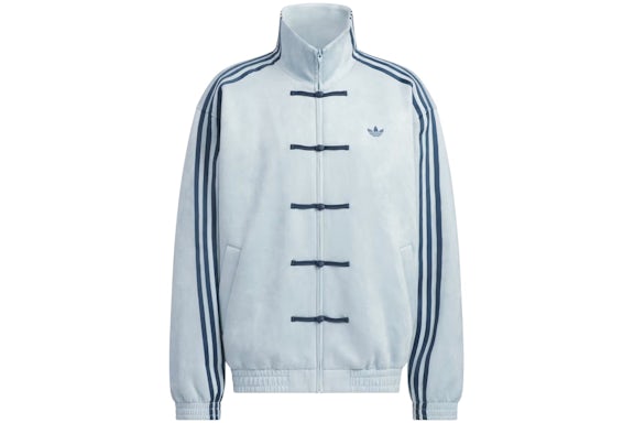 トップス  Chinese Track Top Jacket Grey 2xs Adidas CTT Chinese Track Top 3.1 Neutral Ash Grey Jacket