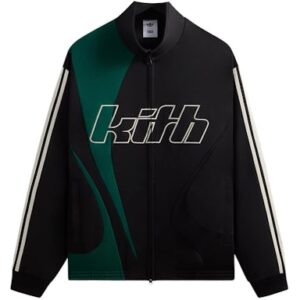 Kith x Adidas Football Track Black Jacket | Adidas Black Jacket
