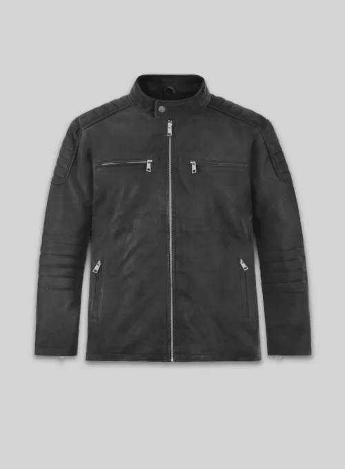 Men Scott Adkins Accident Man Leather Jacket