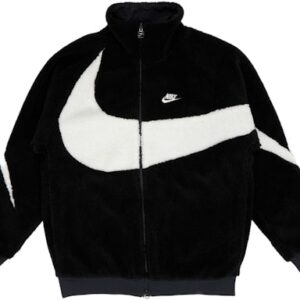 Nike Big Swoosh Reversible Boa Black Jacket