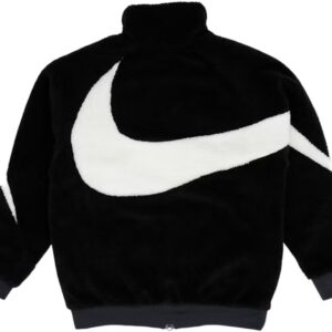Nike Big Swoosh Reversible Boa Black Jacket