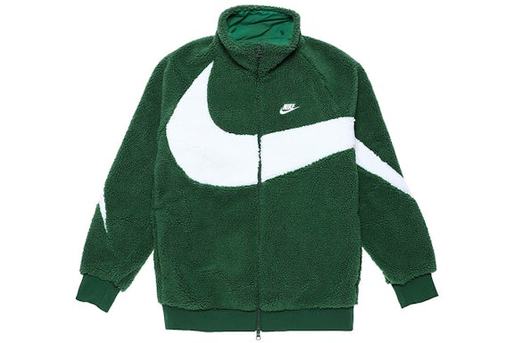 Nike Big Swoosh Reversible Boa Gorge Green Jacket