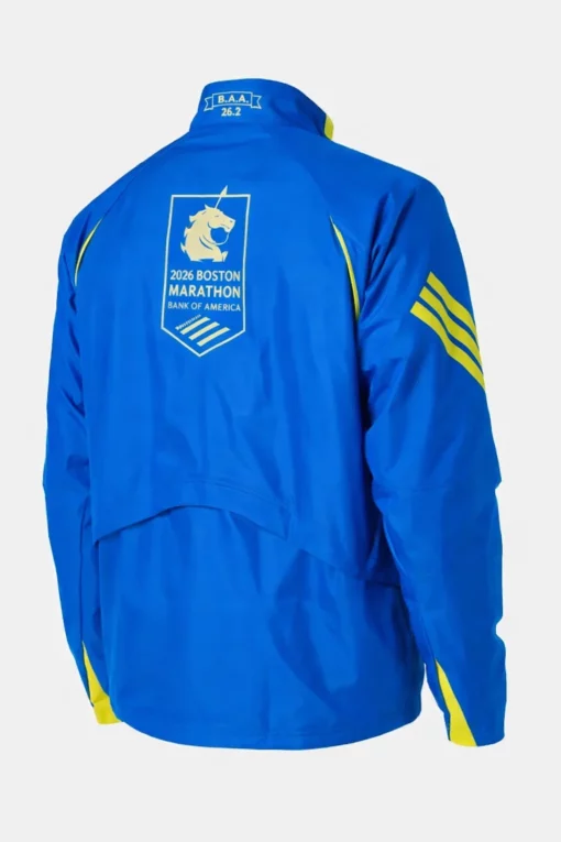 Adidas Boston Marathon 2026 Blue Jacket