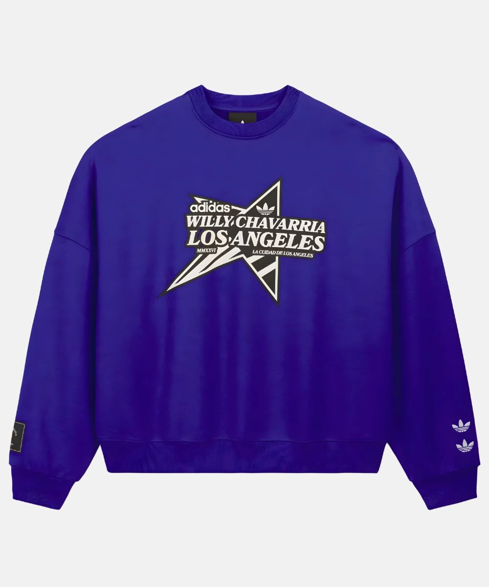 Adidas Willy Chavarria Star Logo Crewneck Sweatshirt