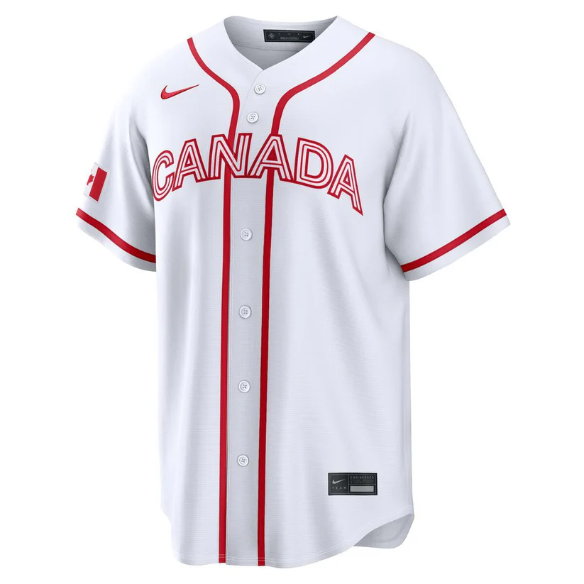 Canada World Baseball Classic 2026 Nike White Home Jersey